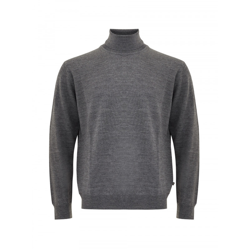 Maglione in lana dolcevita grigio - IT52 - XL