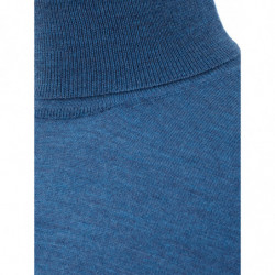 Maglione in lana dolcevita azzurro - IT52 - XL