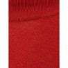 Maglione rosso in lana a collo alto - 48 - M