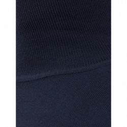 Maglione in lana dolcevita blu - 48 - M