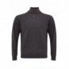 Maglione in lana dolcevita grigio antracite - IT52 - XL