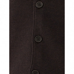 Cardigan in lana marrone - IT50 - L