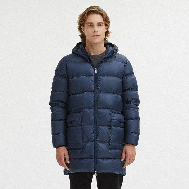 Giacca in nylon blu - L
