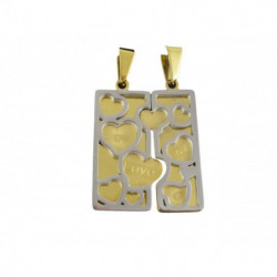 Coppia di collane Love...
