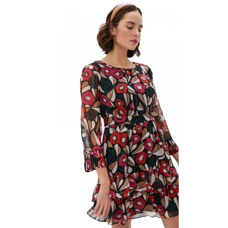 Abito in poliestere multicolore - XS