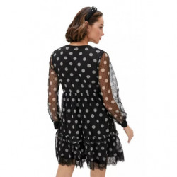 Abito in poliestere nero - XS