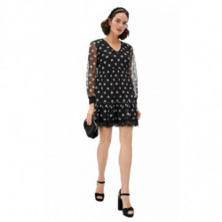 Abito in poliestere nero - XS