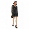 Abito in poliestere nero - XS