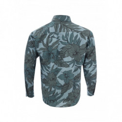 Camicia dalla vestibilità comoda con stampa a fiori scuri - 39
