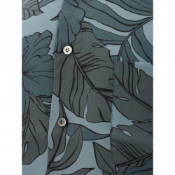 Camicia dalla vestibilità comoda con stampa a fiori scuri - 39