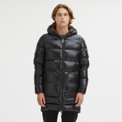 Giacca in nylon nero - XXL
