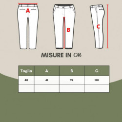 Pantaloni in viscosa Harrington lavorati a maglia - IT40