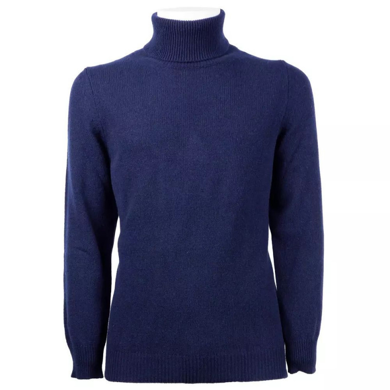 Maglione in cashmere blu - M