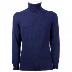 Maglione in cashmere blu - L