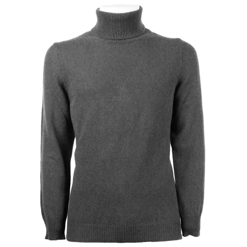 Maglione in cashmere grigio - XL