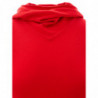 Maglione con cappuccio in cashmere rosso - XS