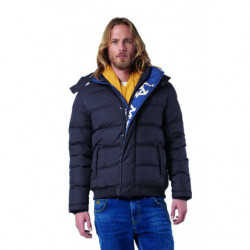 Giacca in nylon blu - L