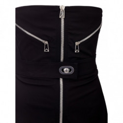 Abito in nylon 'bomber' elasticizzato - IT40