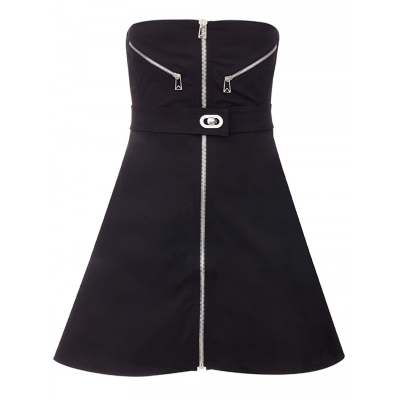 Abito in nylon 'bomber' elasticizzato - IT42