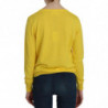 Maglione a maniche lunghe con bottoni in cotone giallo - IT44 - L
