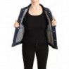 Giacca di jeans a maniche lunghe abbottonata blu scuro - IT40-S