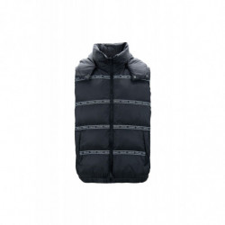 Gilet in poliestere nero -...