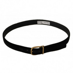 Cintura fibbia metallo color oro pelle velluto nero - 90 CM / 36 IN