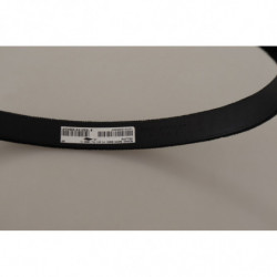 Cintura fibbia metallo color oro pelle velluto nero - 90 CM / 36 IN