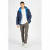Giacca in nylon blu - L