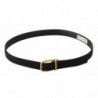 Cintura fibbia metallo dorato tela gros grain nera - 95 CM / 38 INCHES