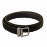 Cintura fibbia metallo tono argento velluto verde - 95 CM / 38 INCHES