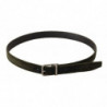 Cintura fibbia metallo tono argento velluto verde - 95 CM / 38 INCHES