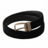 Cintura nera fibbia metallo dorato velluto Alta Sartoria - 95 CM /