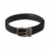 Cintura fibbia metallo argentato pelle scamosciata nera - 95 CM / 3