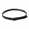 Cintura fibbia metallo argentato pelle scamosciata nera - 95 CM / 3
