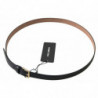 Cintura fibbia metallo color oro pelle nera - 100 CM / 40 INCHES