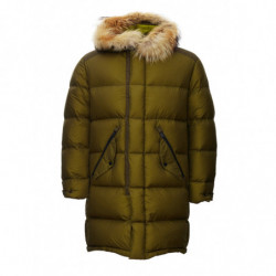 Parka trapuntato con collo...