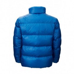 Giacca trapuntata blu gonfia - L