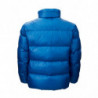 Giacca trapuntata blu gonfia - L