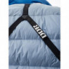 Giacca trapuntata blu gonfia - L