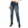 Jeans e pantaloni in cotone blu - W27
