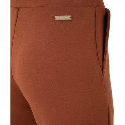 Jeans e pantaloni in poliestere marrone - S