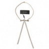 Cintura vita fiocco cristallo trasparente seta beige - 65 CM / 26 I