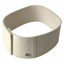 Cintura larga alla moda cotone cerato bianco sporco - 70 CM / 28 IN