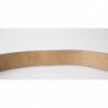 Cintura vita fibbia logo alla moda pelle marrone - 100 CM / 40 INCHES