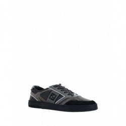 Sneakers basse in pelle di vitello nera - EU44/US11