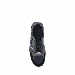 Sneakers basse in pelle di vitello nera - EU44/US11