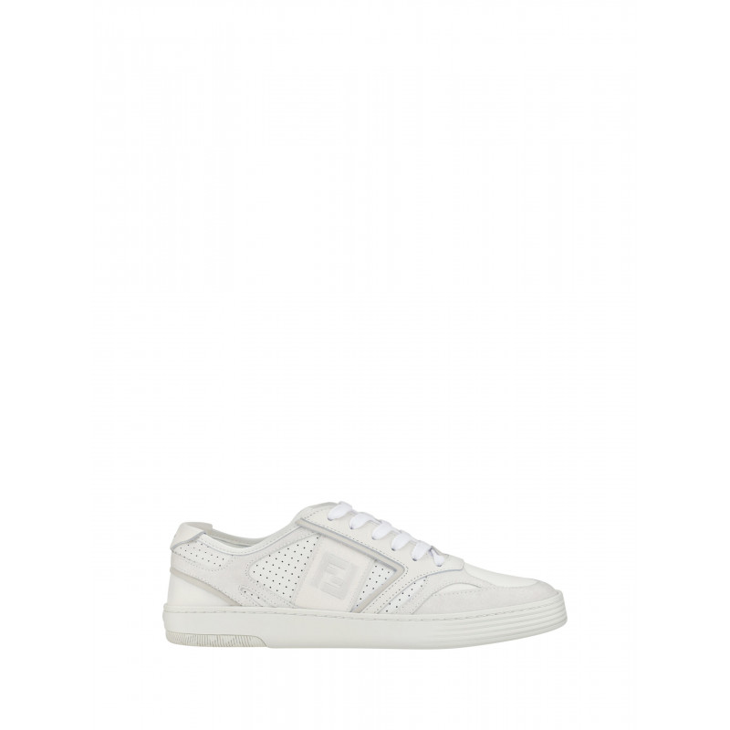 Sneakers basse in pelle di vitello bianca - EU40/US7
