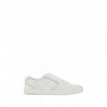 Sneakers basse in pelle di vitello bianca - EU40/US7