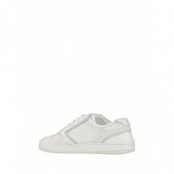 Sneakers basse in pelle di vitello bianca - EU40/US7